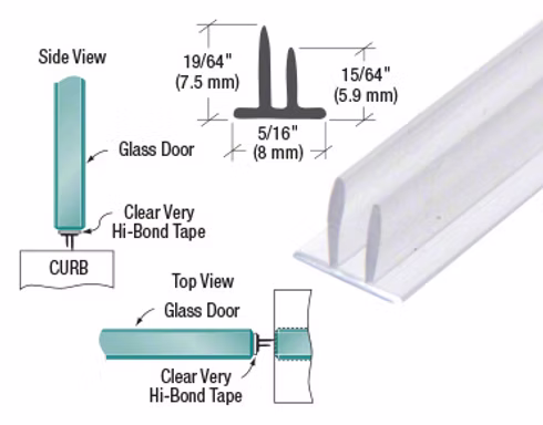 RH Double Double T 'TT' Fin Wipe with Tape Pre-Applied