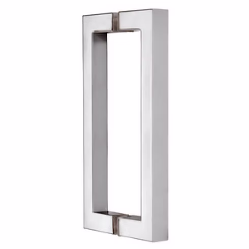 RH Logan Series 8" Square Back-to-Back Pull Handle - SQ8X8 Comparable
