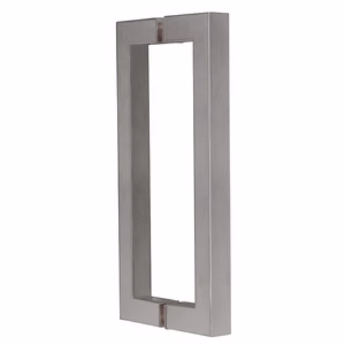 RH Logan Series 8" Square Back-to-Back Pull Handle - SQ8X8 Comparable view 4
