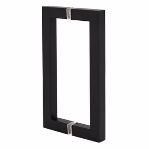 RH Logan Series 8" Square Back-to-Back Pull Handle - SQ8X8 Comparable view 5