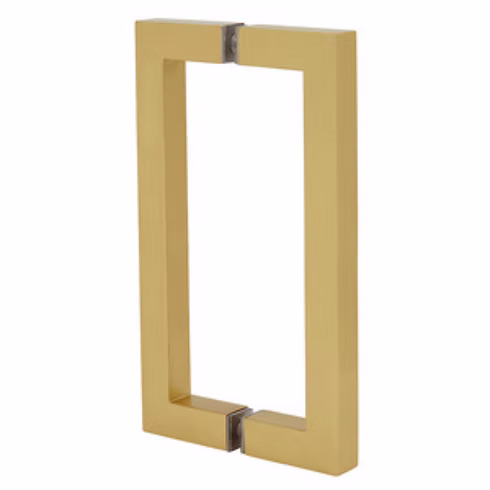 RH Logan Series 8" Square Back-to-Back Pull Handle - SQ8X8 Comparable view 6