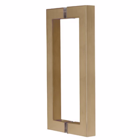 RH Logan Series 8" Square Back-to-Back Pull Handle - SQ8X8 Comparable view 7