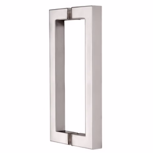 RH Logan Series 8" Square Back-to-Back Pull Handle - SQ8X8 Comparable view 2