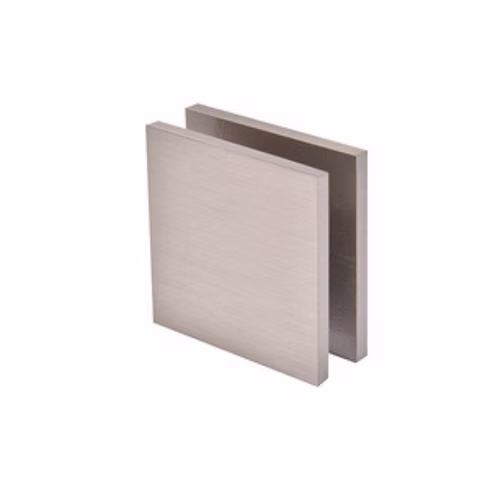 RH Square Style Hole-in-Glass Fixed Panel Clip/Clamp - SCU4 Comparable view 3